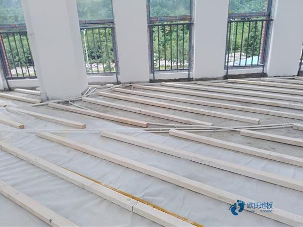 實木運動籃球木地板安裝公司