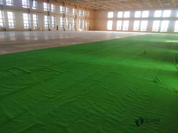 雙龍骨籃球場地板保養
