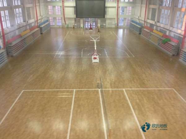 學校籃球場木地板厚度偏差