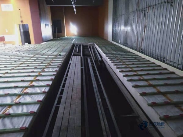 學校運動場館木地板施工流程