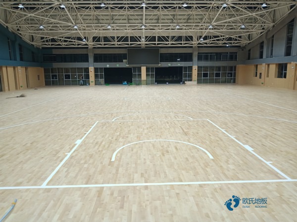 學校運動型木地板施工步驟