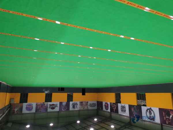 學校籃球館地板阻燃