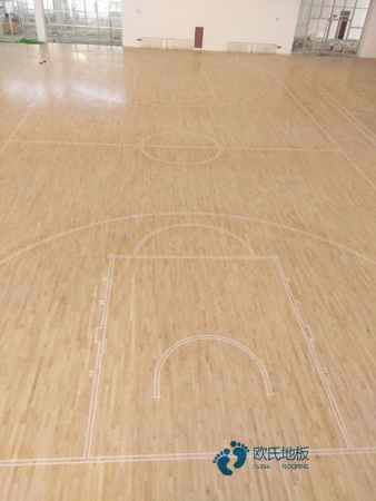 學校籃球場地木地板防震