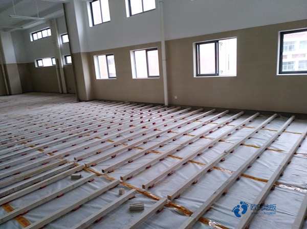 雙龍骨籃球場館木地板環保