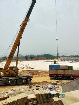 雙龍骨籃球場館木地板環保