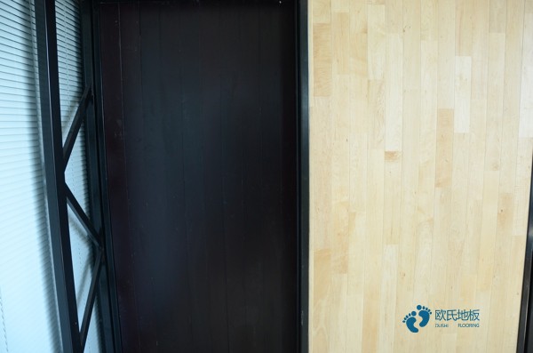 學(xué)校體育場木地板施工