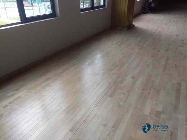 學校籃球場地木地板耐磨性