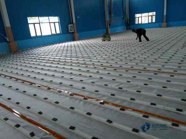 好看的體育籃球木地板平米價