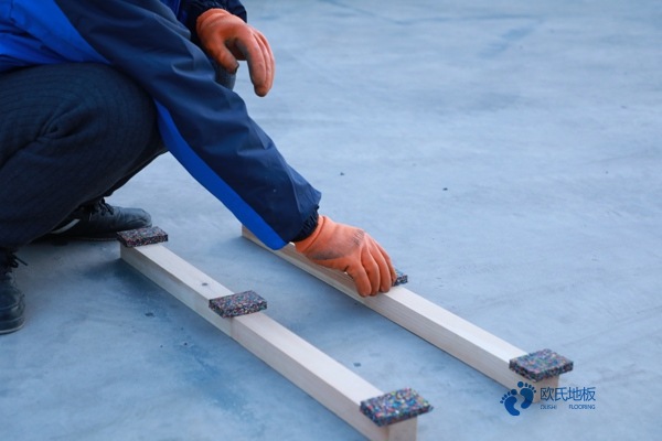 體育場館木地板修復3