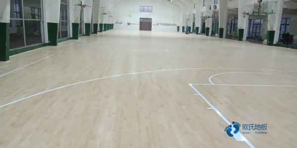 質(zhì)量好體育運動地板施工方案2